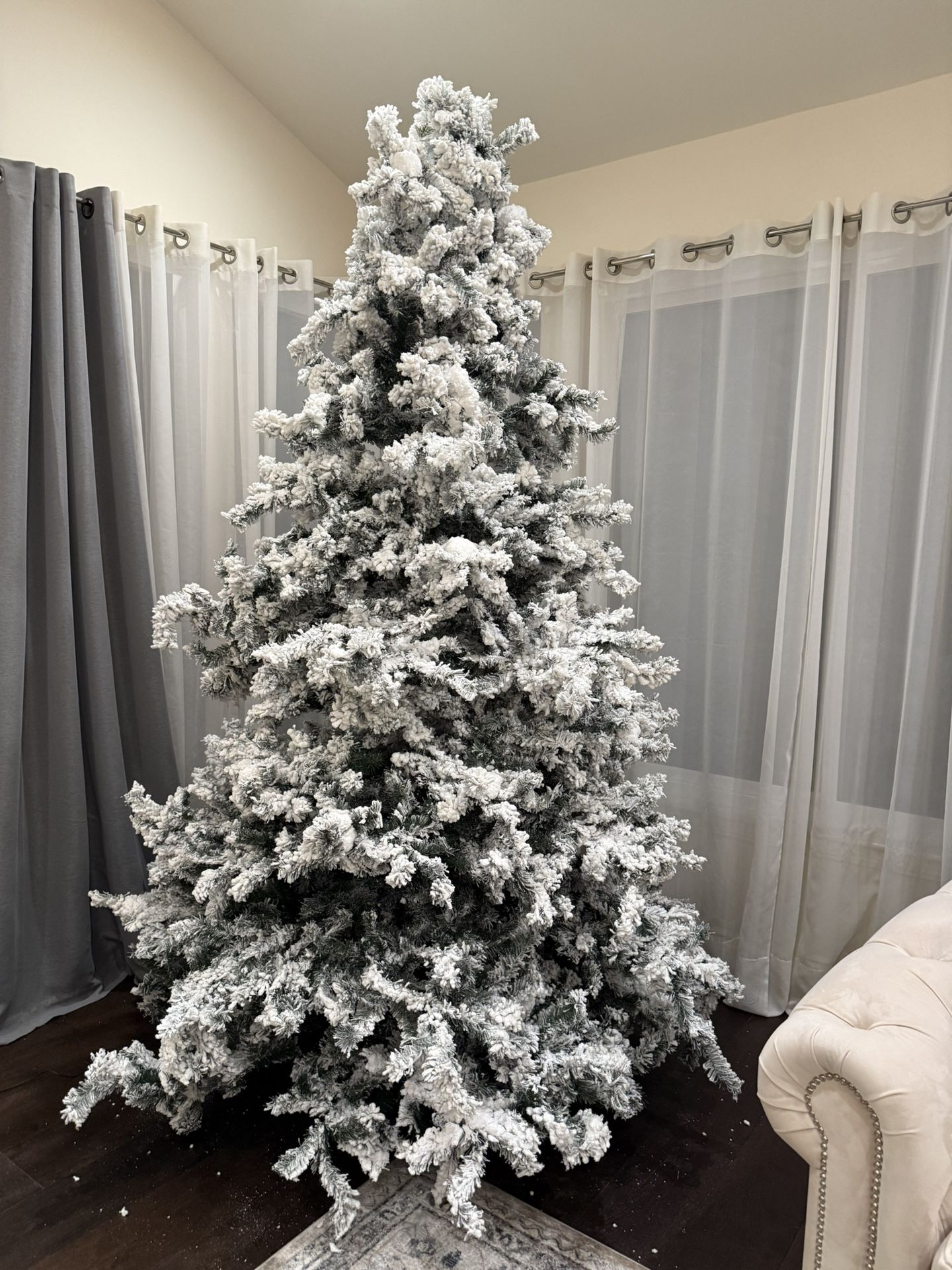 Permanent Christmas Tree with Lights 9 Ft