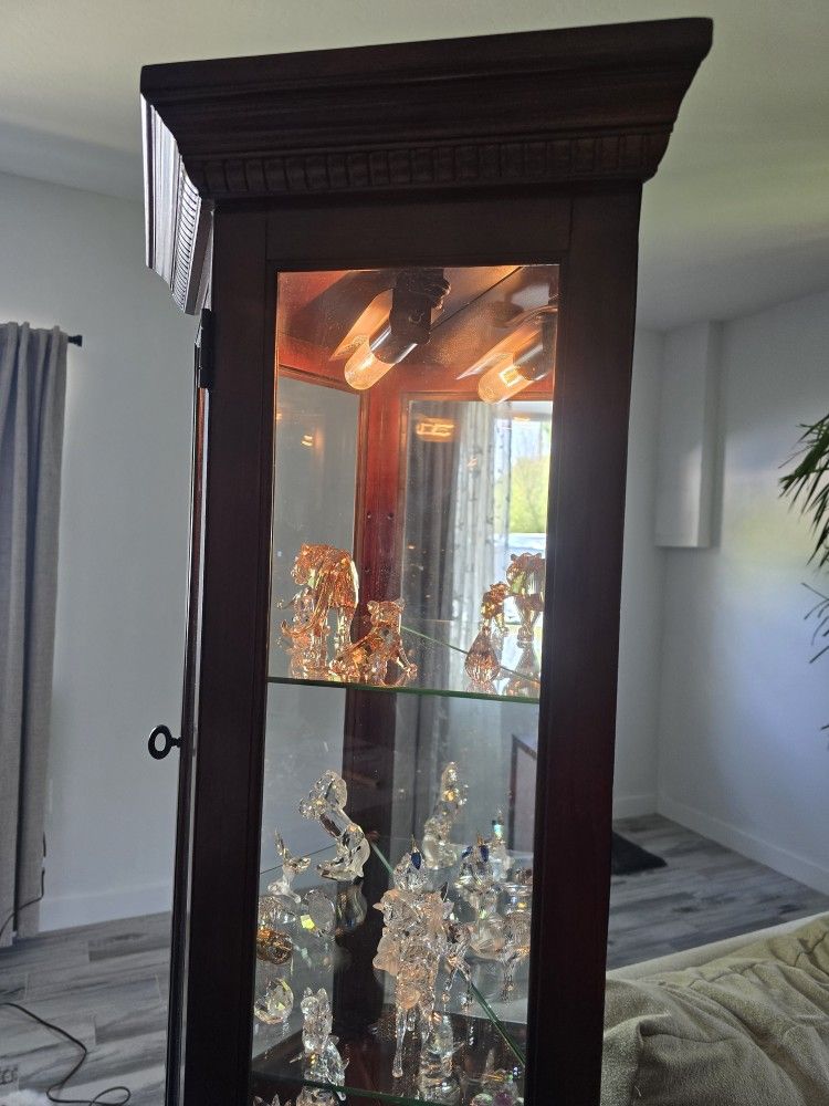 CURIO DISPLAY CABINET
