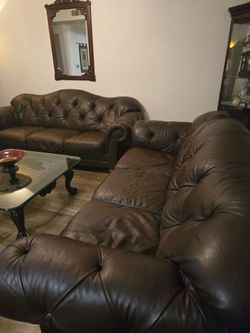 Vintage Natuzzi Ryca Brown Sofa (2)