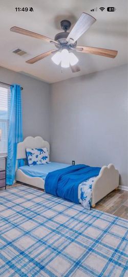 Twin bed cloud shaped