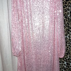 Pink Sequence  Short Dress 💗