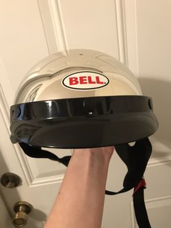 Bell Chrome half moon helmet