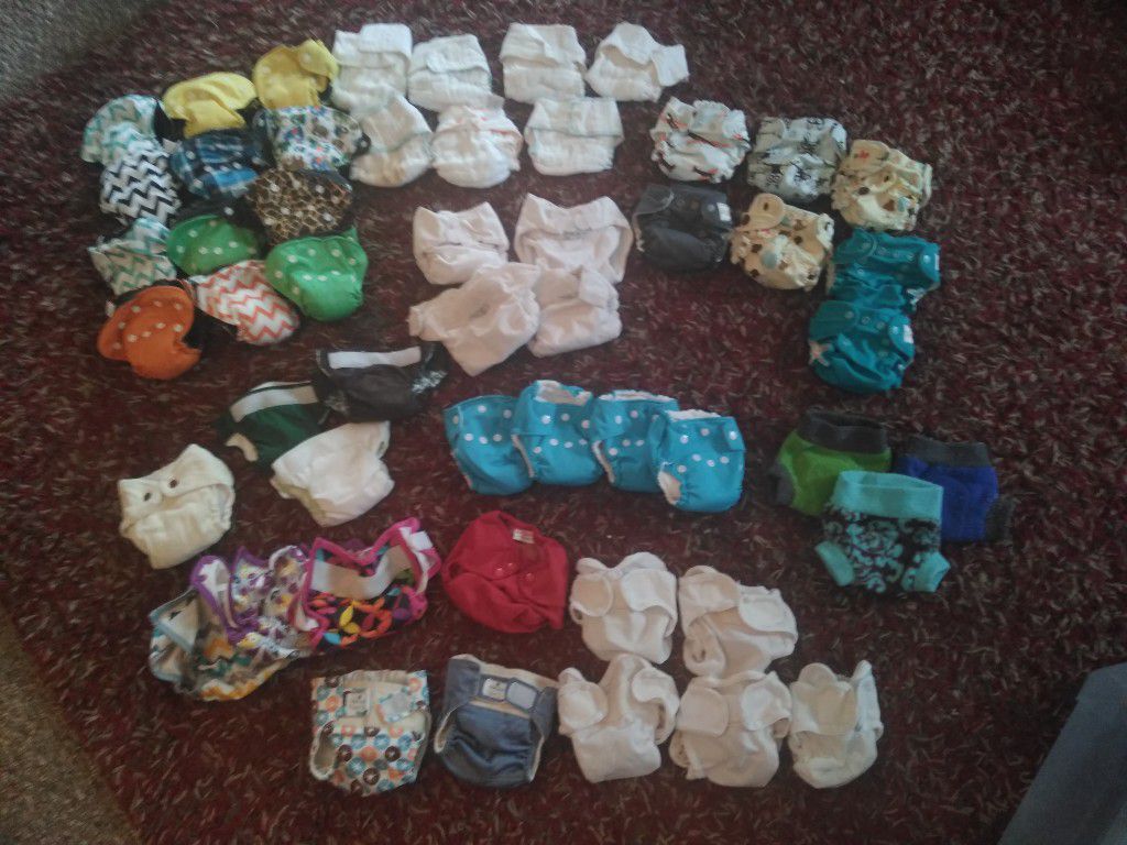 Newborn cloth diaper bundle
