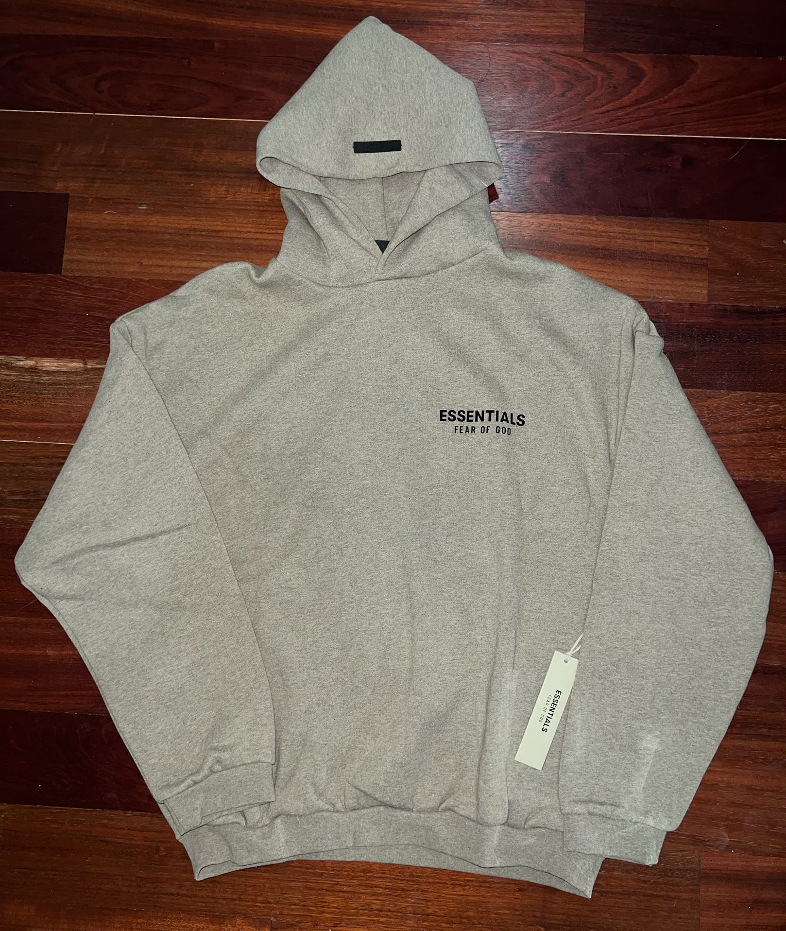Fear of God Essentials Fleece Hoodie (Heather Gray)