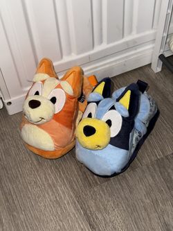 Toddler Size 7/8 Bluey & Bingo Slippers