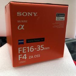 Sony FE PZ 16-35mm f/4 G Lens