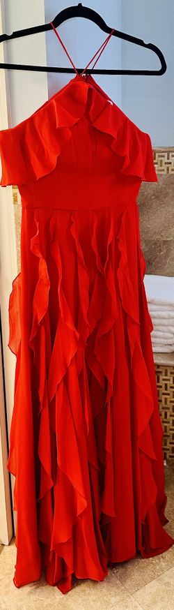 Red Dress Gown