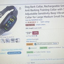 Bark Collar - Used Twice
