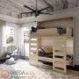 BredaBed Murphy Twin Bunk Bed 