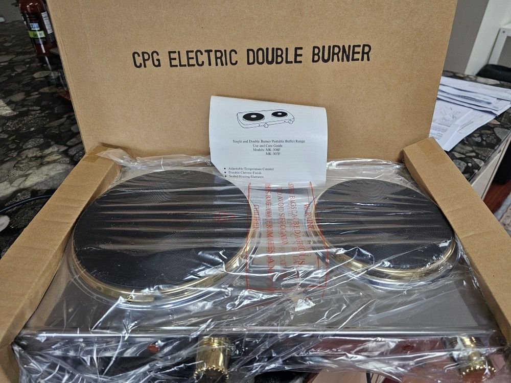 Stainless Steel Double Burner