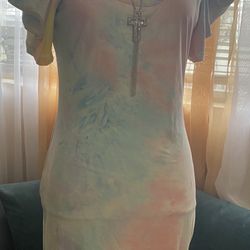 TIE DYE DRESS “L” 