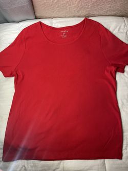 White Stag Women's Red Short Sleeve T-Shirt – Size XL (16-18)