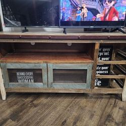 Entertainment Center: Rustic Vintage Style
