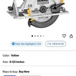 Dewault Cordless Saw