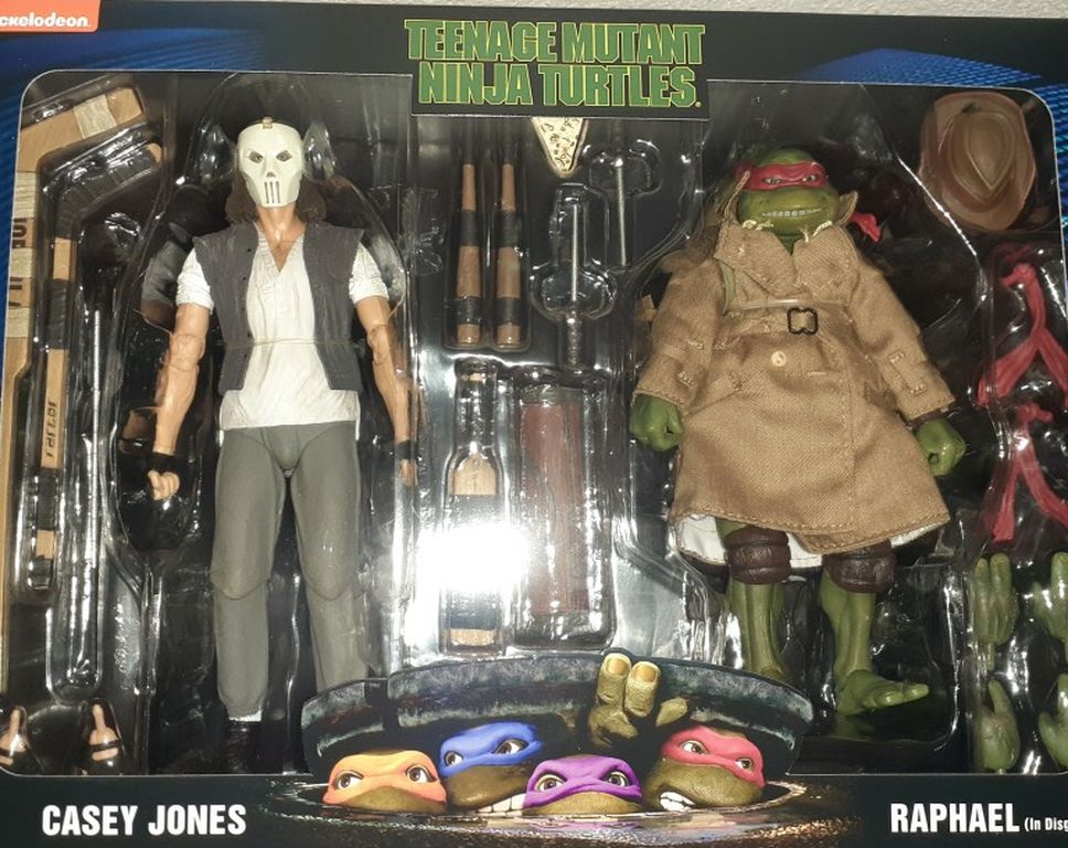 Neca Tmnt Casey Jones & Raphael 2 Pack