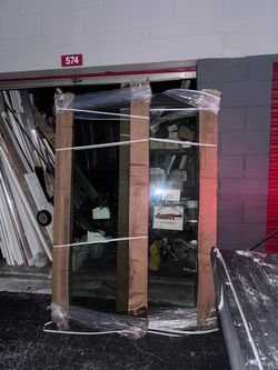 60x80 CWS impact sliding glass door