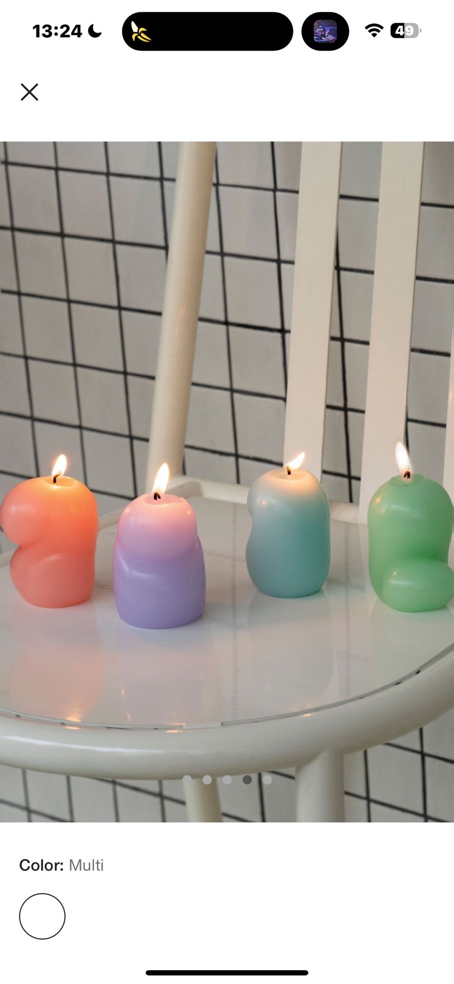 Mini Goober Candles - Brand New