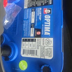 Blue Top Optima Battery