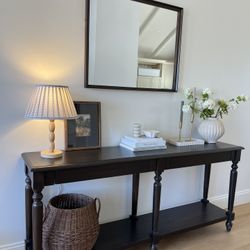 Console Table & Mirror 