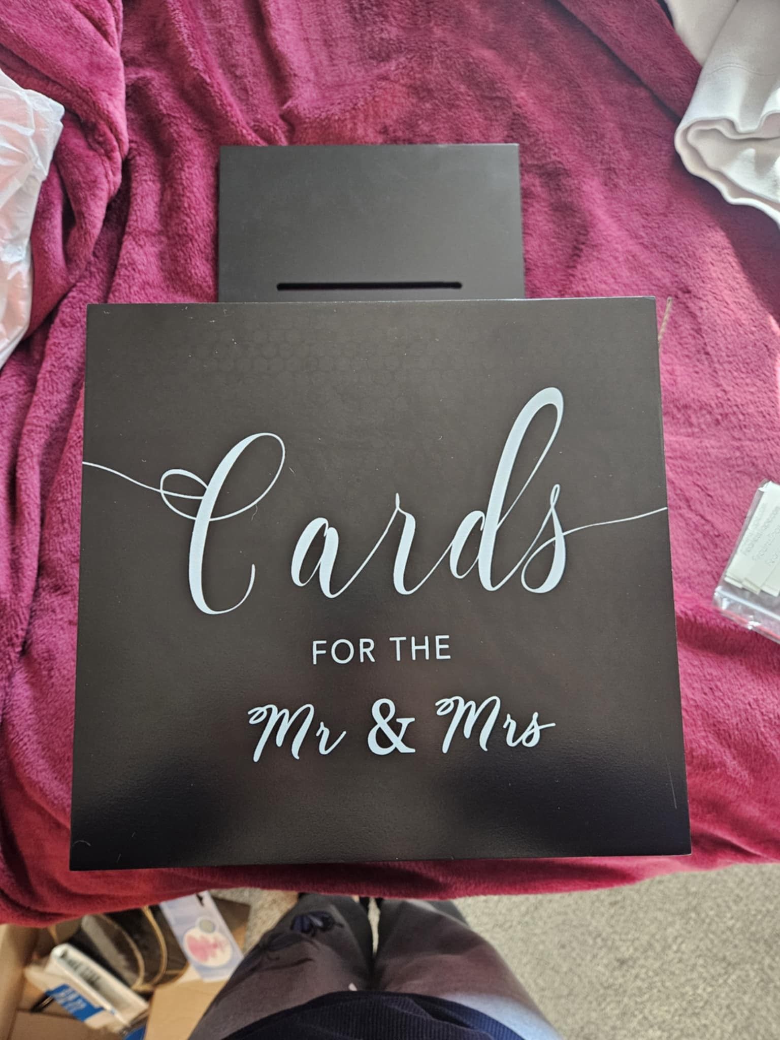 Wood Card Box
