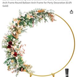 Gold Wedding/Party Arch Decoration