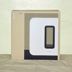 Sonos Sub4 White, Premium Wireless Subwoofer. Brand New Sealed Includes Warranty. Pick up only.  