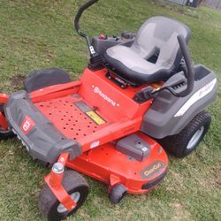 2022 248F Husqvarna zero turn mower Kawasaki motor fabricated deck runs cuts great