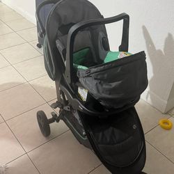 👶 Baby stroller with car seat 🚗 (Safety 1st)