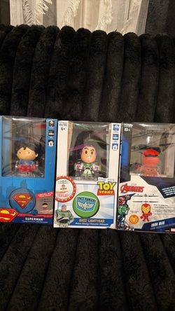Character UFO Helicopters – Superman, Buzz Lightyear, Iron Man (New in Box)