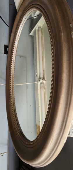 Oval Mirrored In/Out Medicine Cabinet
