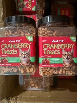 Cranberry & D-Mannose for Kidney Bladder and UT Support, Health Cat Supplement Crunchy Chews