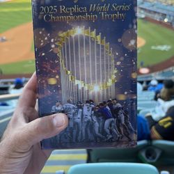 Dodgers World Series Trophy 