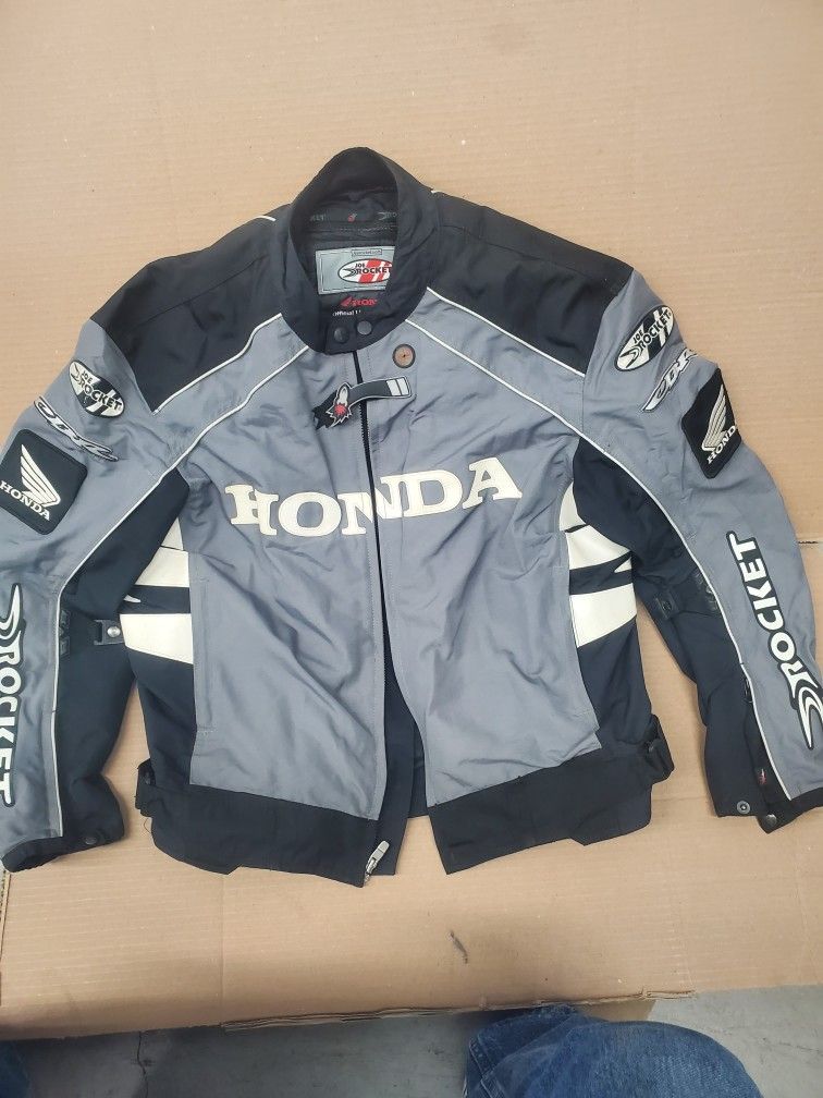 HONDA JOE ROCKET RACING JACKET CBR SIZE LARGE IN GOOD CONDITION