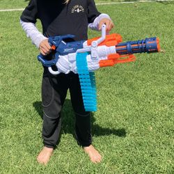 X Shot Gun And A Nerf Jolt.