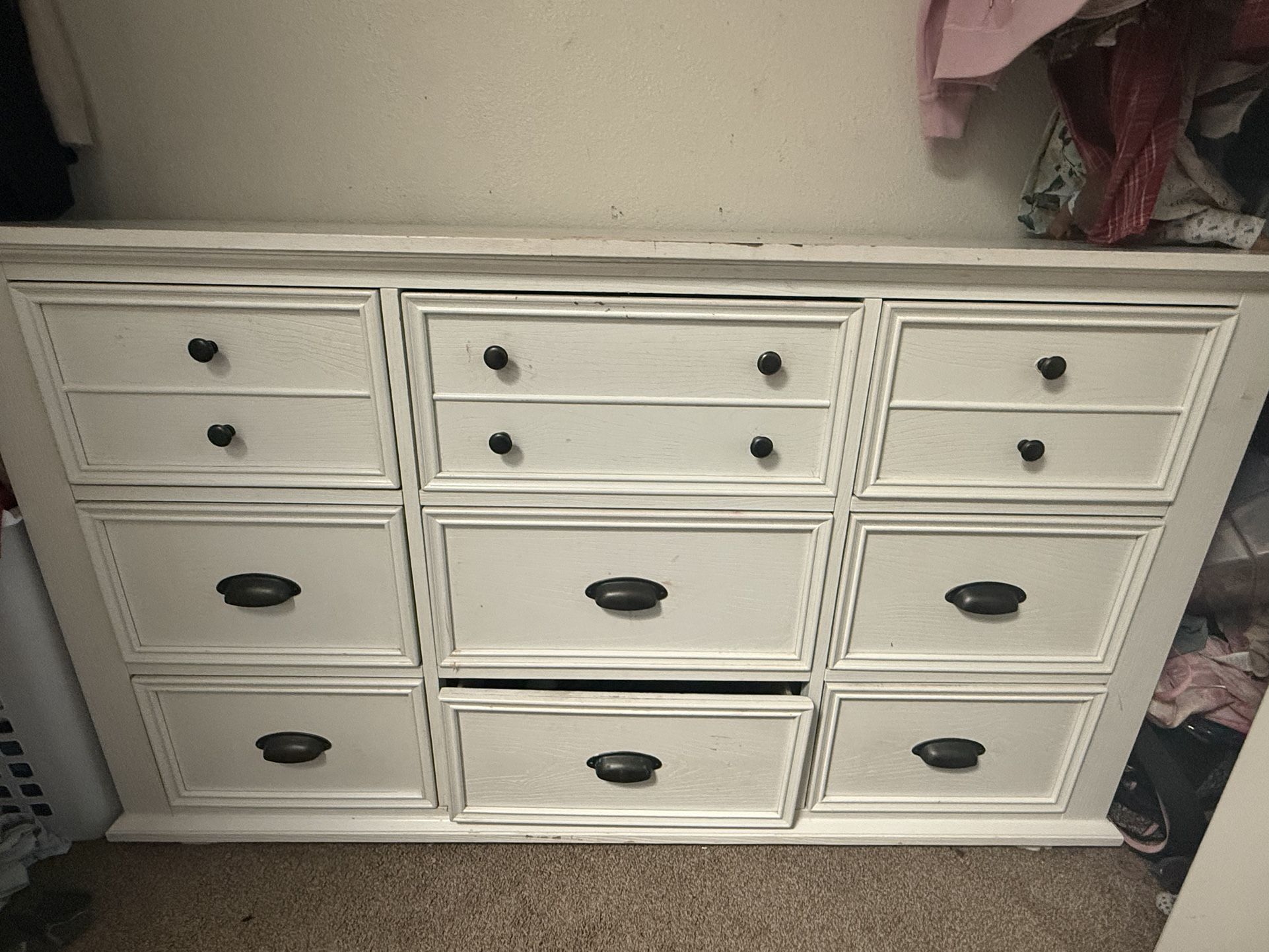 Large White Dresser
