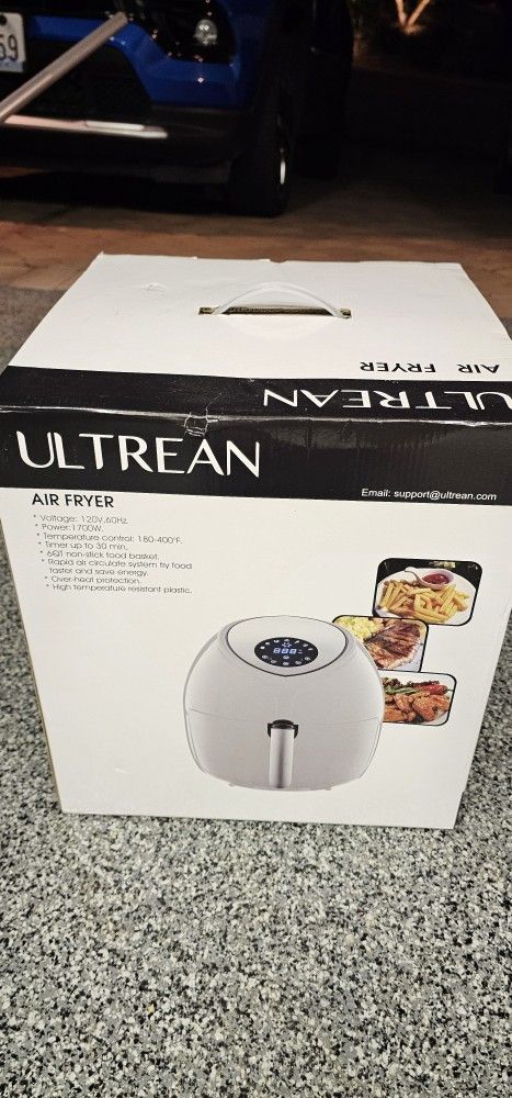 Ultrean Air Fryer 6 Quart - Brand New