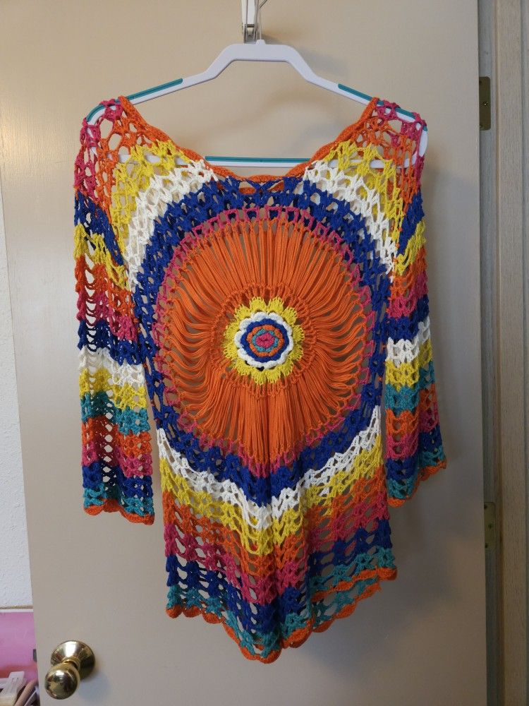 NEW!! ♡《 CROCHET COVER-UP OR SHIRT》♡