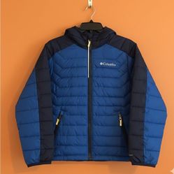 Columbia Omni Heat weatherproof insulated coat jacket puffer ski snow winter shirt kids childrens size M Medium