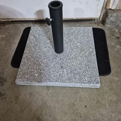 42LBS granite umbrella stand color: grey