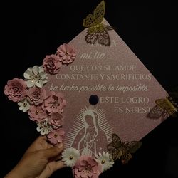 Custom grad cap toppers