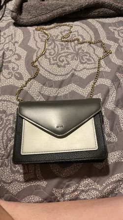 Miniso Black, gray, and white crossbody/ reg purse