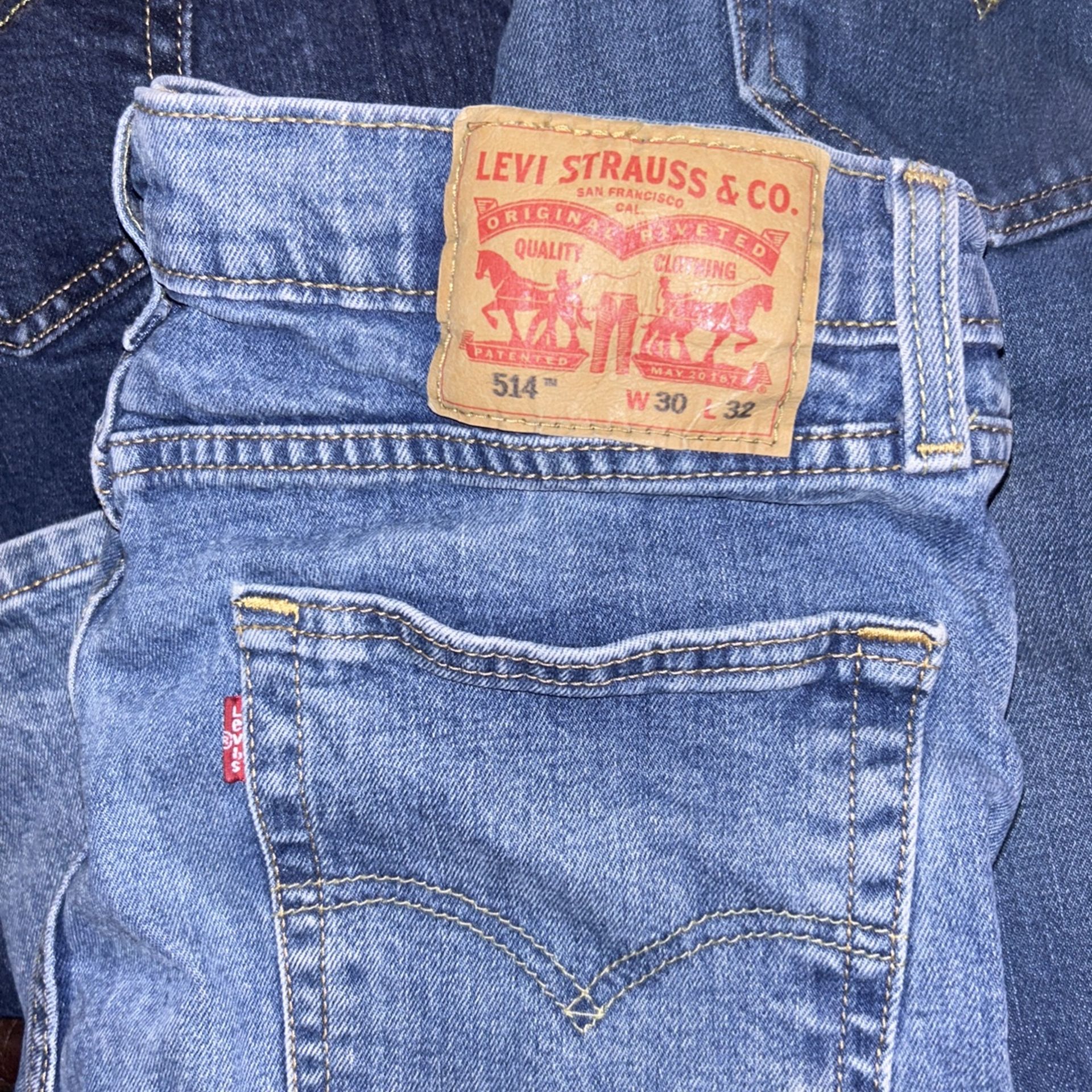 Men’s 3 Pair Of Levi’s 514 30x32