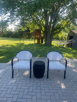 Wicker 3 piece patio set