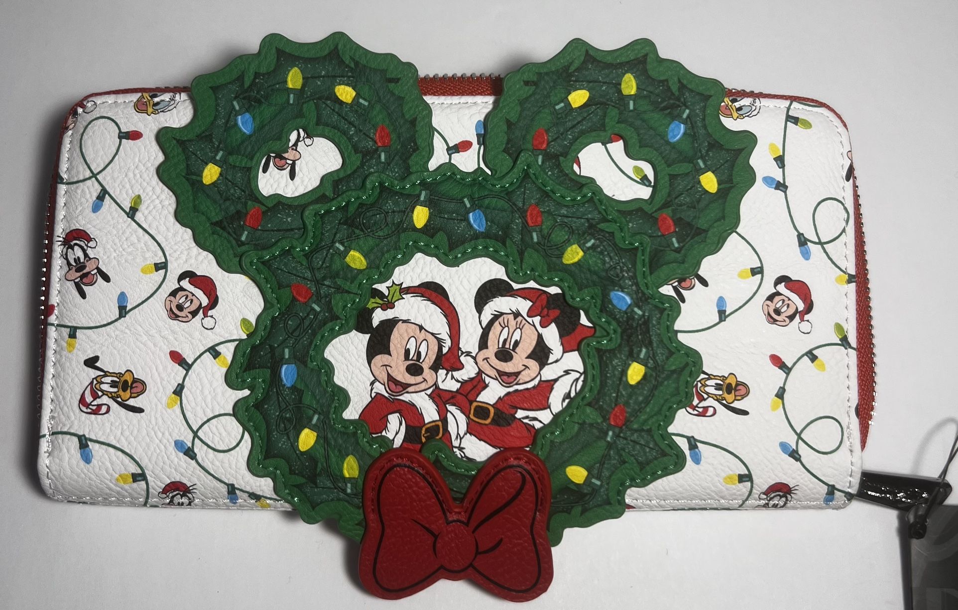 Loungefly Disney Mickey & Minnie Mouse Wreath Wallet