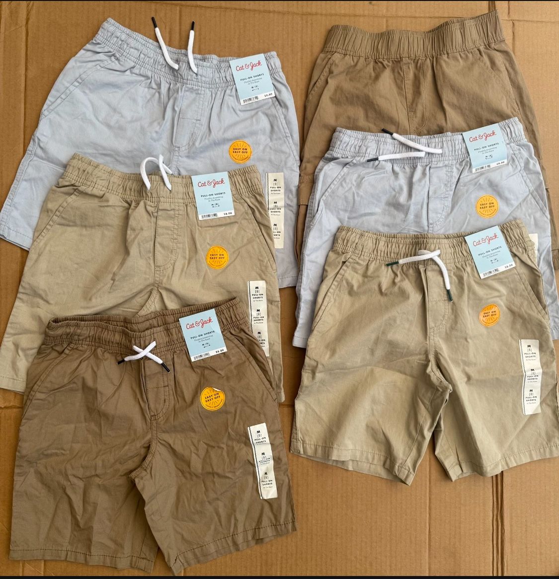 5pr Of Boys At The Knee Shorts (NEW)