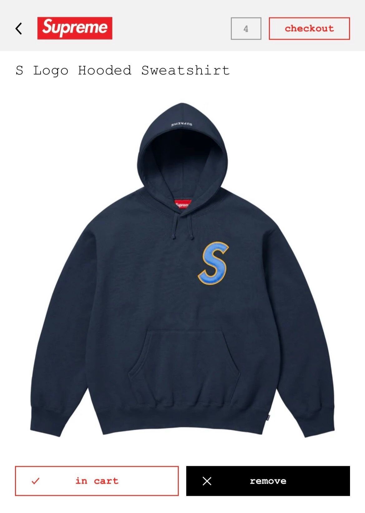 Supreme Hoodie ( Size 2XL) Brandnew