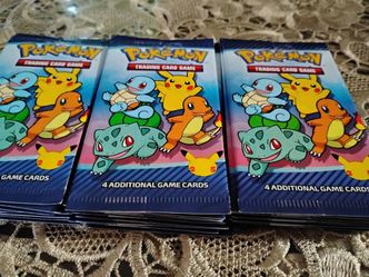 30 sealed packs of 25 anniversary pokemon cards