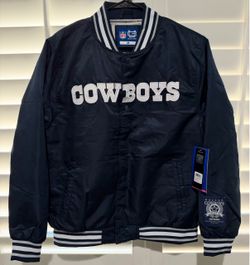 NEW Dallas Cowboys Ultra Game Full Snap Satin Bomber Jacket (Men’s Size Small & Med) - $80ea