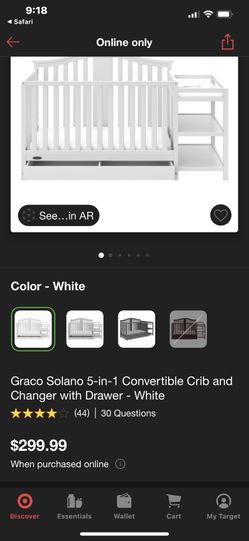 Crib With Changing Table