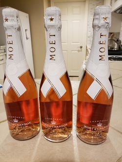 Moet & Chandon Nectar Imperial Rose by Virgil Abloh for Sale in Chicago, IL  - OfferUp